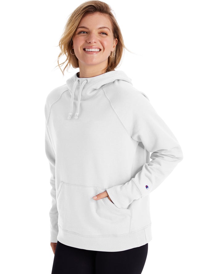 Champion Powerblend Hoodie Dames - Wit - Belgie 8475UVPWH